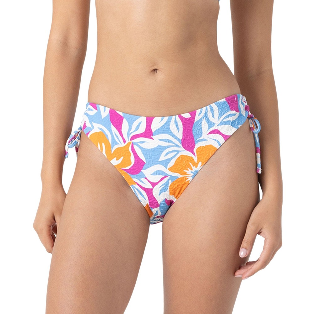 NWT Roxy Side Tie Bikini Bottom UPF 50+ Quick-Dry Stretch Swimwear Med